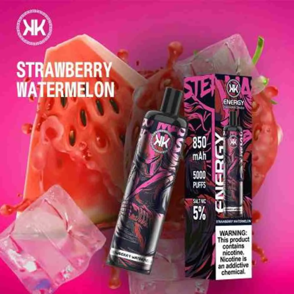 KK-Energy-Strawberry-Watermelon KK Energy 5,000 Puffs - Image 1