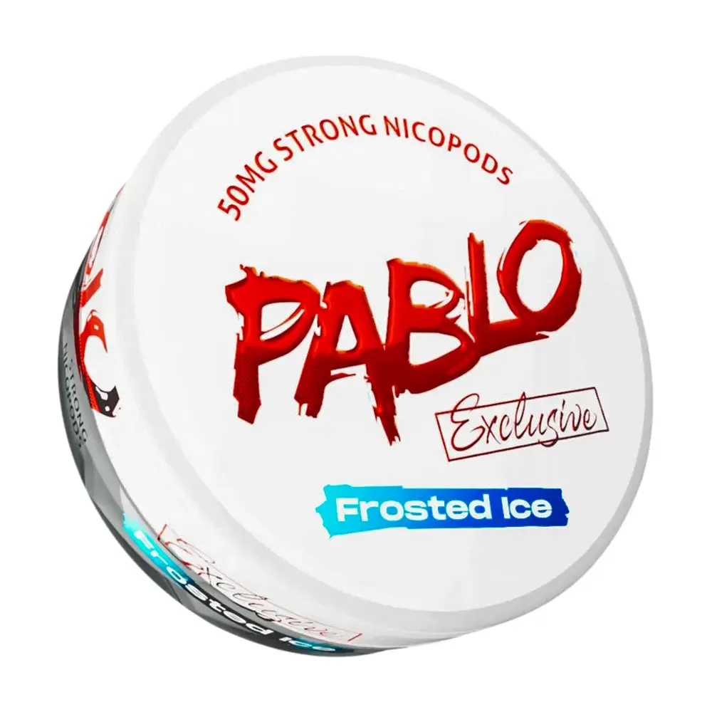 Pablo_Exclusive_Frosted_Ice_Slim_Strong_50mg_Nicotine_Pouches-5744000761664 PABLO Exclusive Nicotine Pouch Dot 10 - Image 1