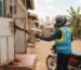D-LYT Vapes same-day delivery rider handing over a package in Nairobi
